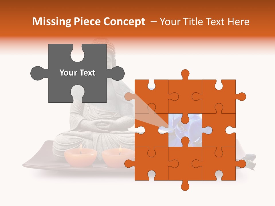 Fond Boudha Asie PowerPoint Template