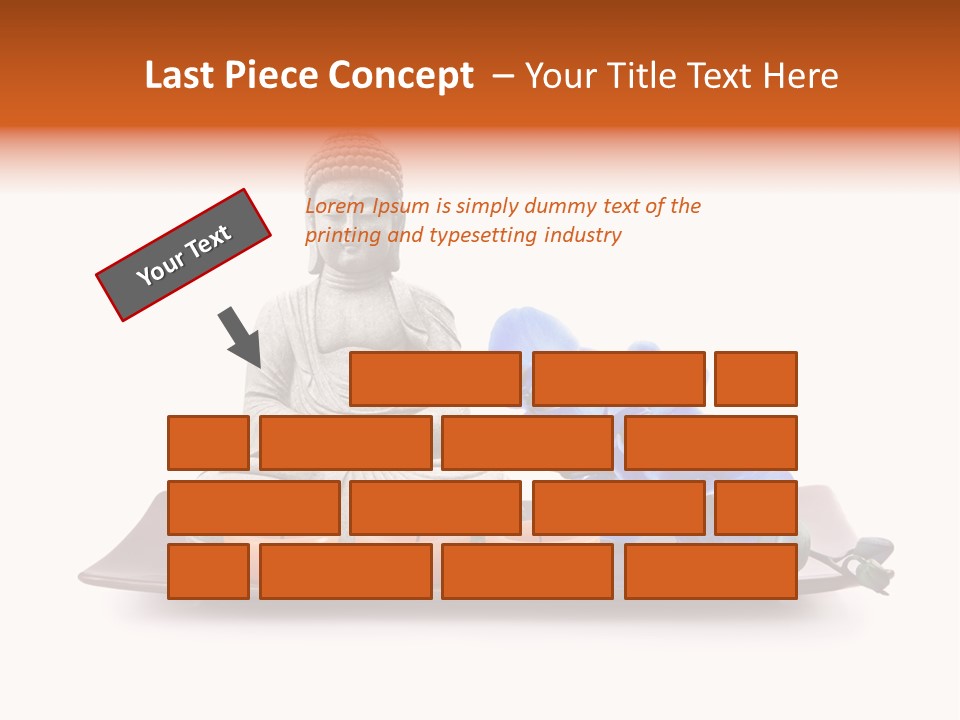 Fond Boudha Asie PowerPoint Template