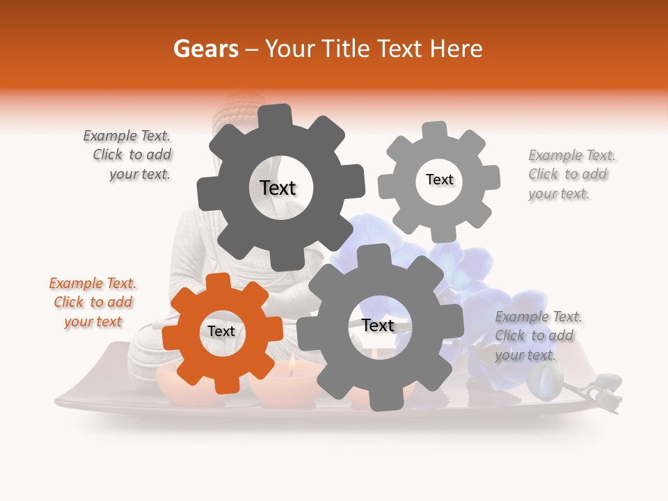 Fond Boudha Asie PowerPoint Template