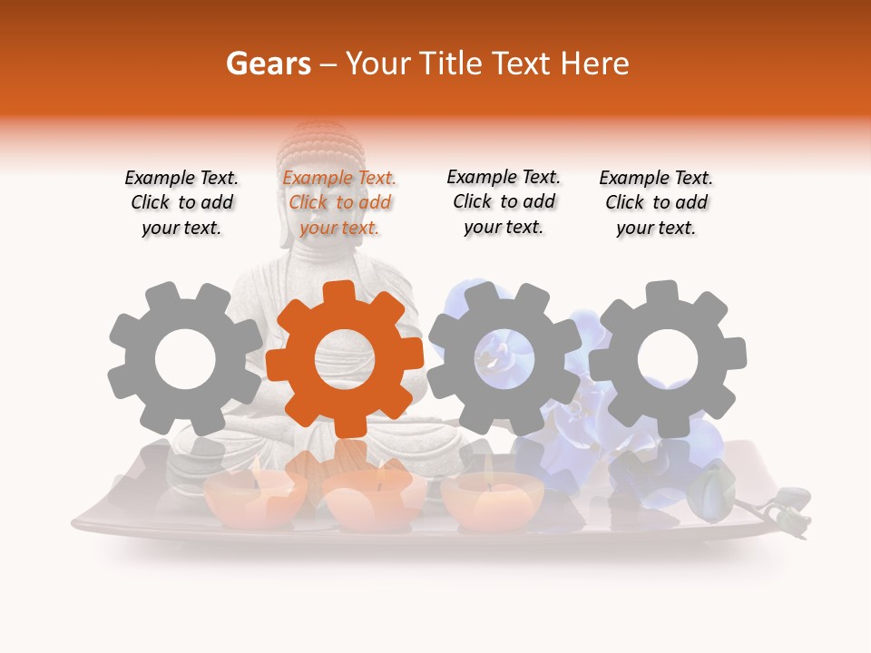 Fond Boudha Asie PowerPoint Template