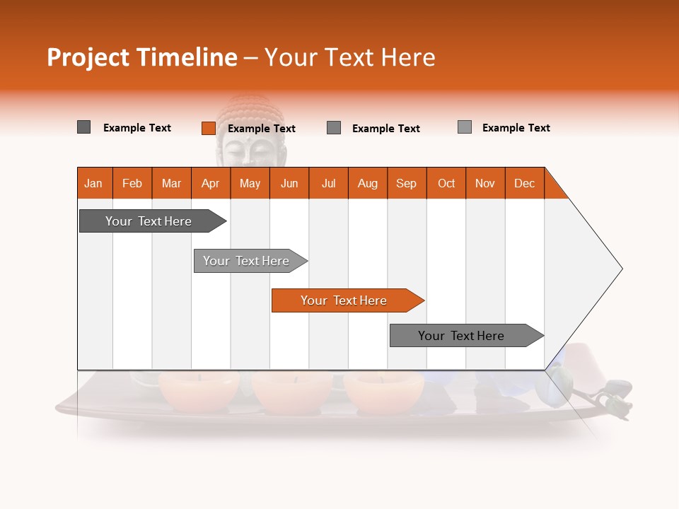 Fond Boudha Asie PowerPoint Template