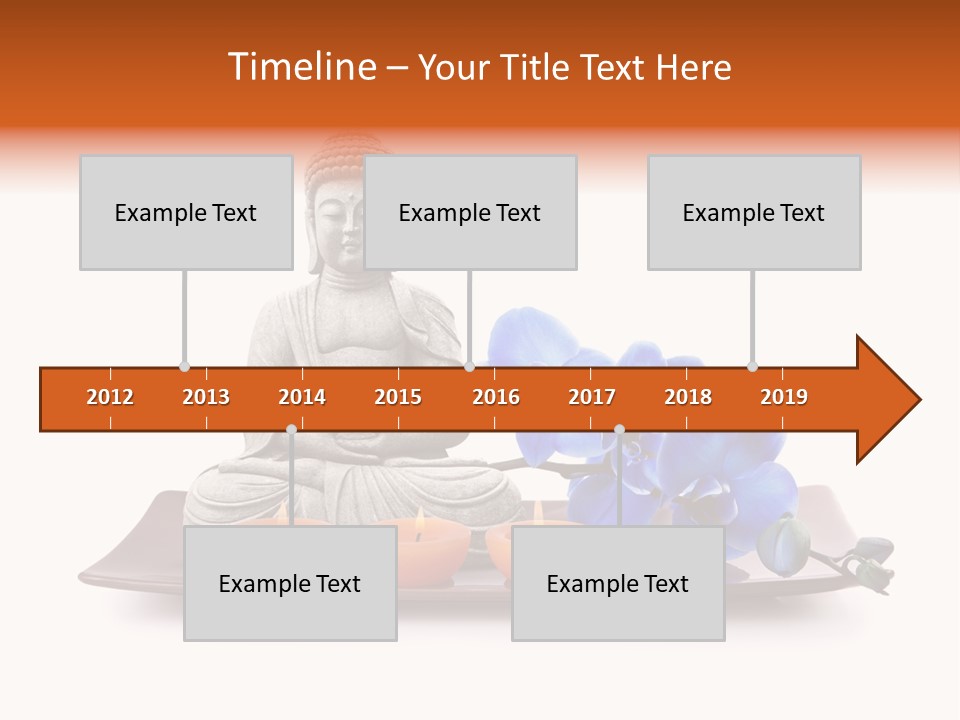 Fond Boudha Asie PowerPoint Template