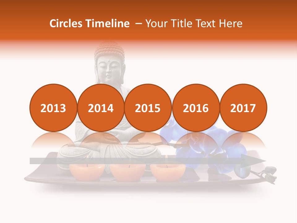 Fond Boudha Asie PowerPoint Template