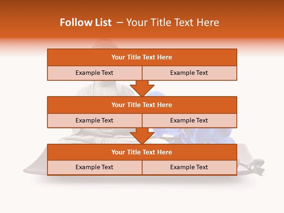 Fond Boudha Asie PowerPoint Template