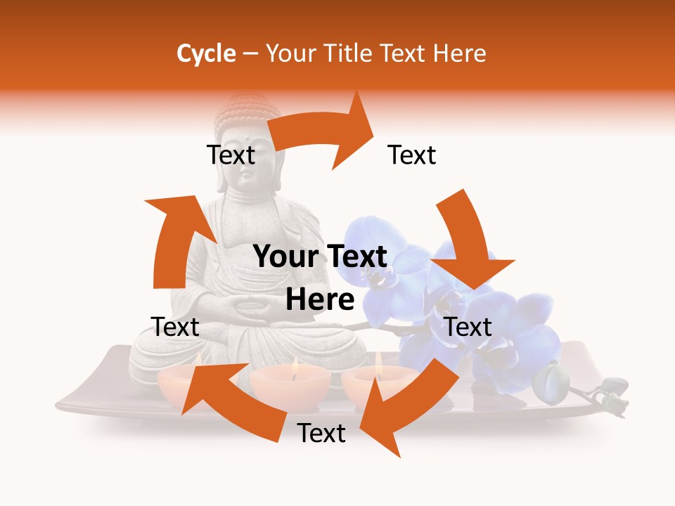 Fond Boudha Asie PowerPoint Template