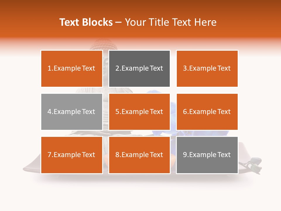 Fond Boudha Asie PowerPoint Template