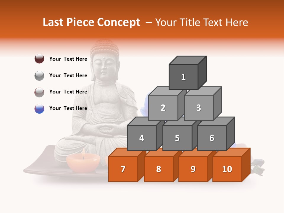 Fond Boudha Asie PowerPoint Template