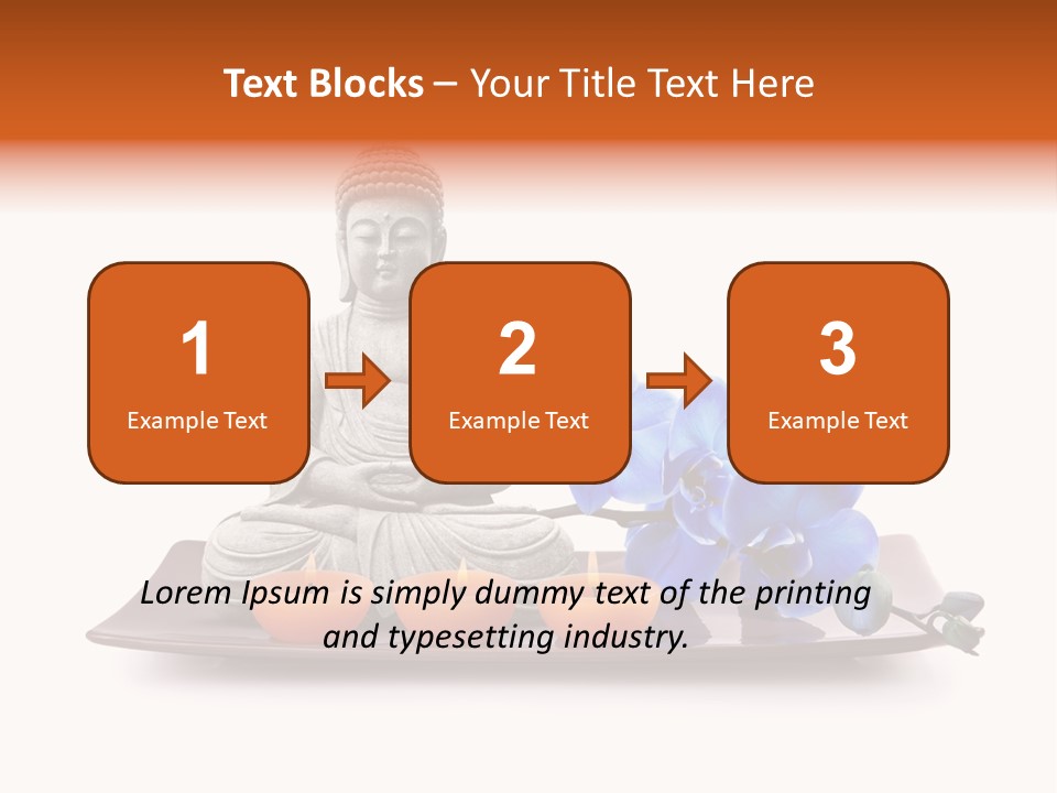 Fond Boudha Asie PowerPoint Template