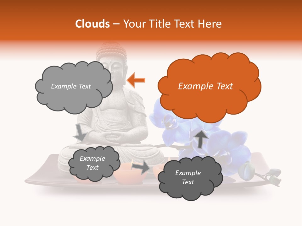 Fond Boudha Asie PowerPoint Template