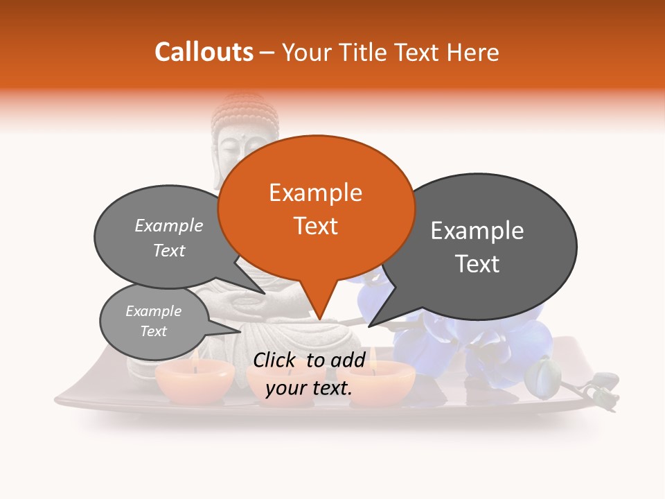 Fond Boudha Asie PowerPoint Template