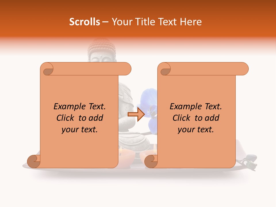 Fond Boudha Asie PowerPoint Template
