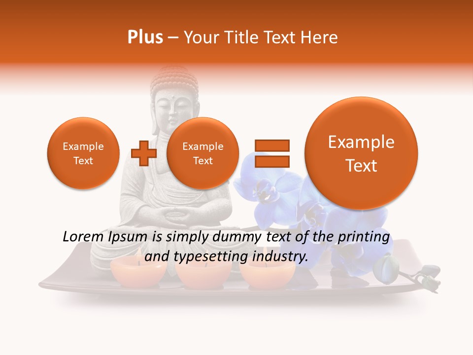 Fond Boudha Asie PowerPoint Template