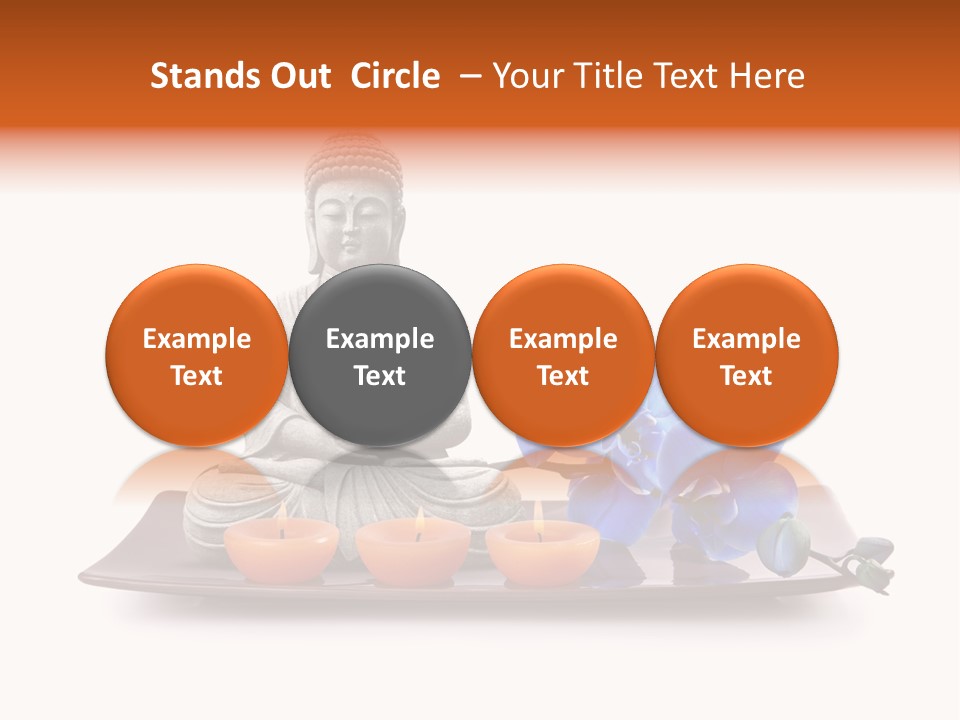 Fond Boudha Asie PowerPoint Template