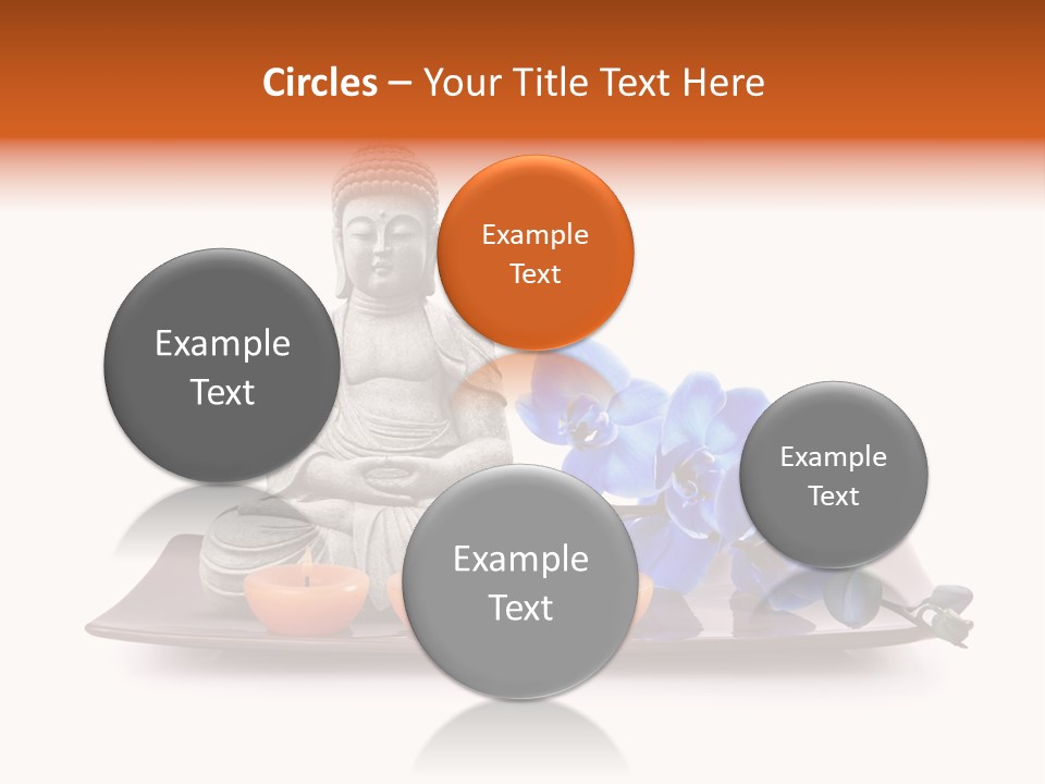 Fond Boudha Asie PowerPoint Template