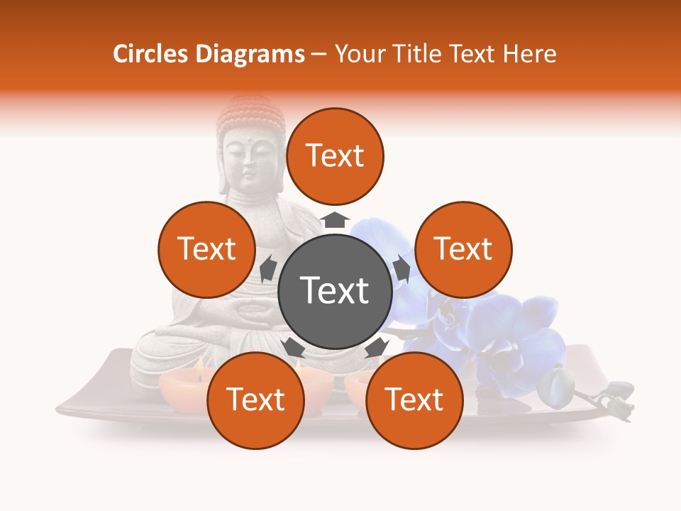 Fond Boudha Asie PowerPoint Template