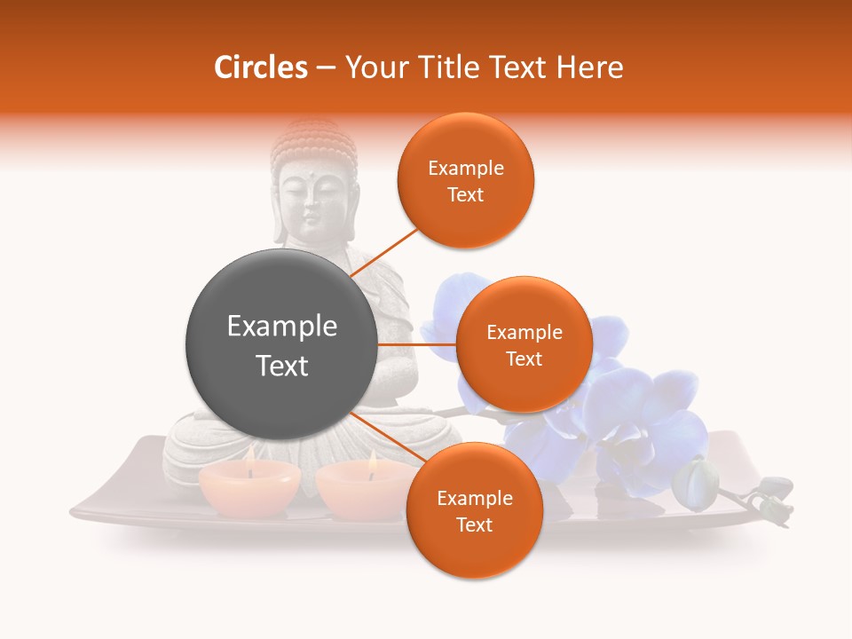 Fond Boudha Asie PowerPoint Template