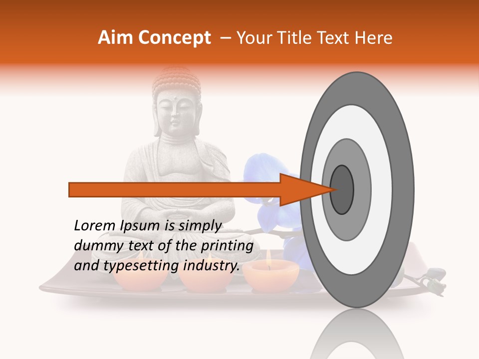 Fond Boudha Asie PowerPoint Template
