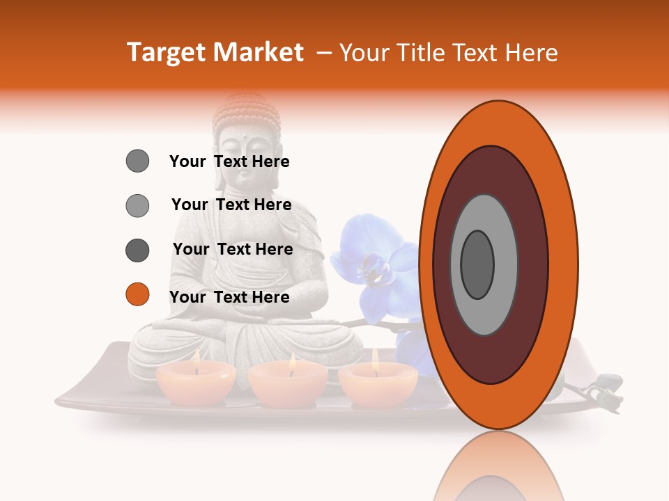 Fond Boudha Asie PowerPoint Template