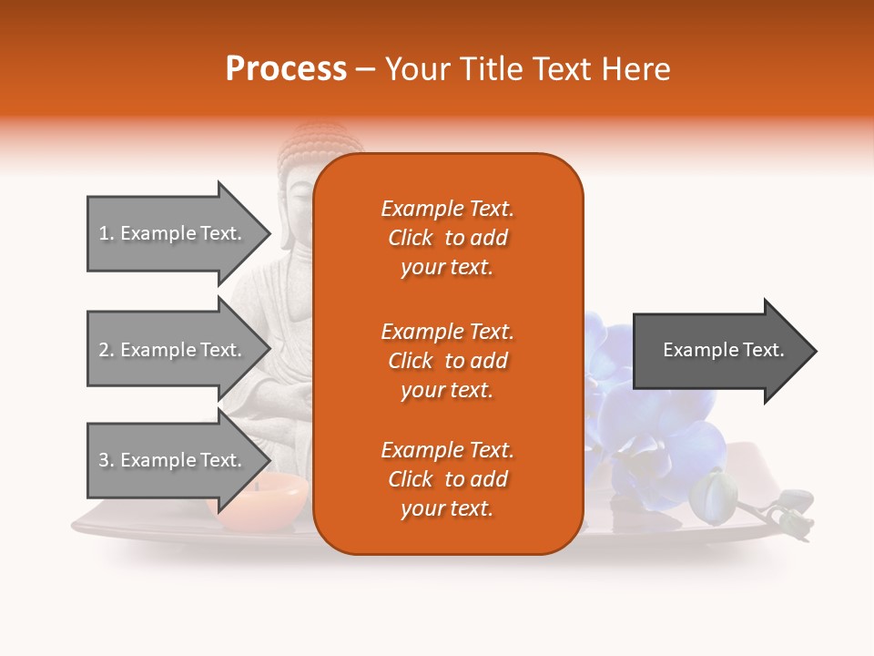 Fond Boudha Asie PowerPoint Template