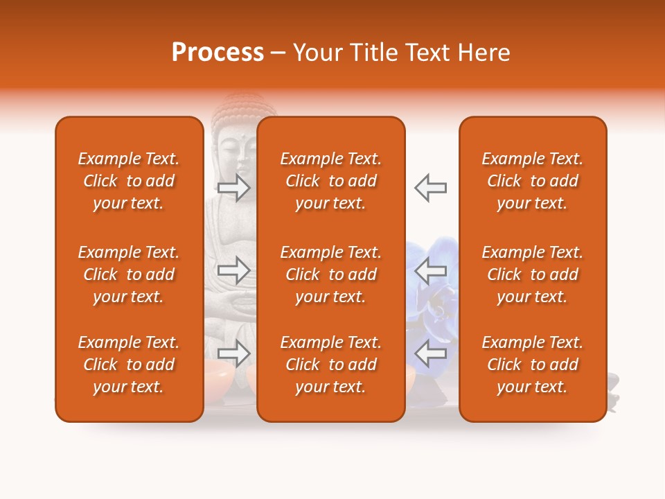 Fond Boudha Asie PowerPoint Template