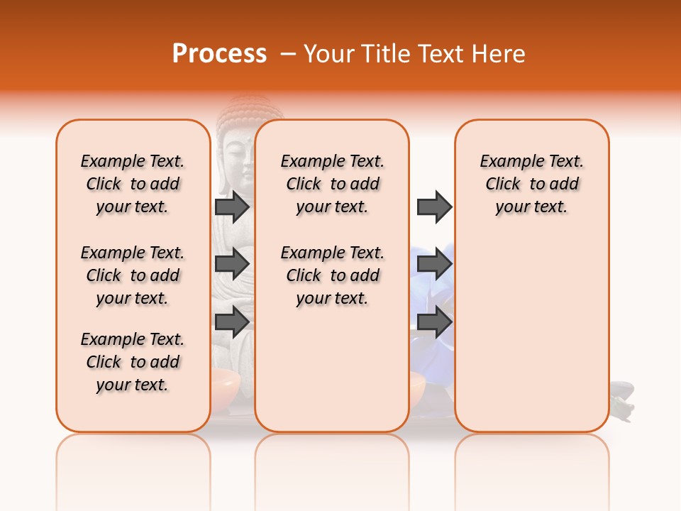 Fond Boudha Asie PowerPoint Template
