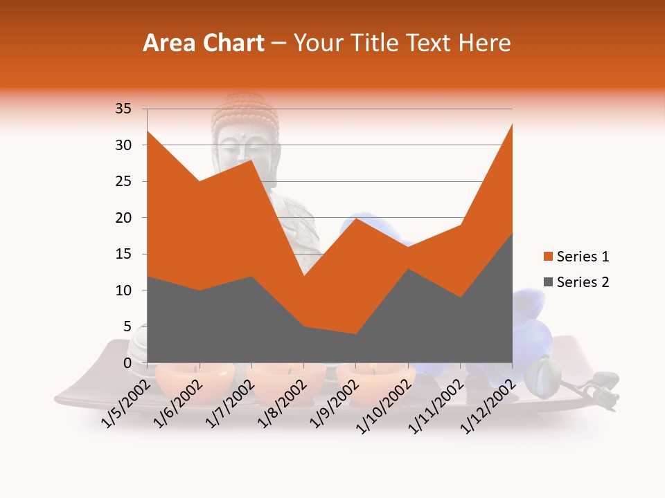 Fond Boudha Asie PowerPoint Template