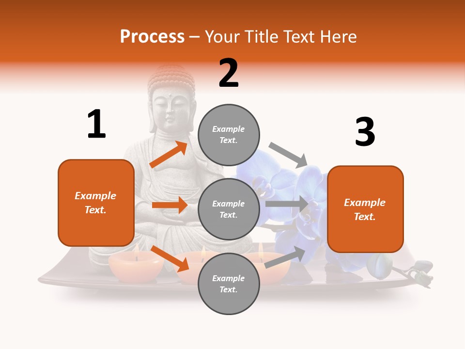 Fond Boudha Asie PowerPoint Template