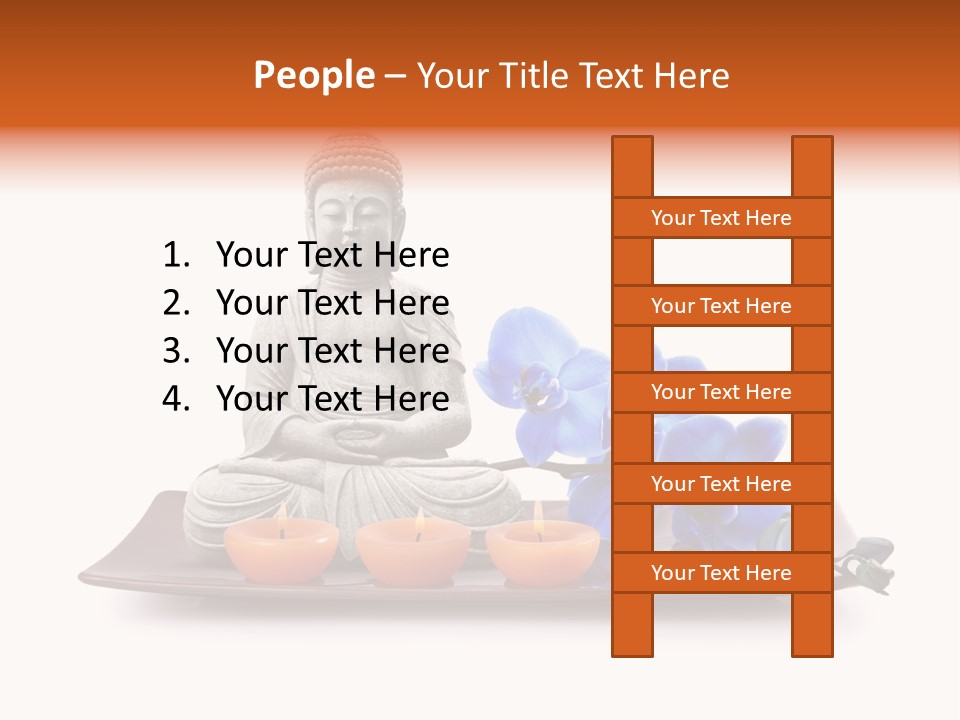 Fond Boudha Asie PowerPoint Template
