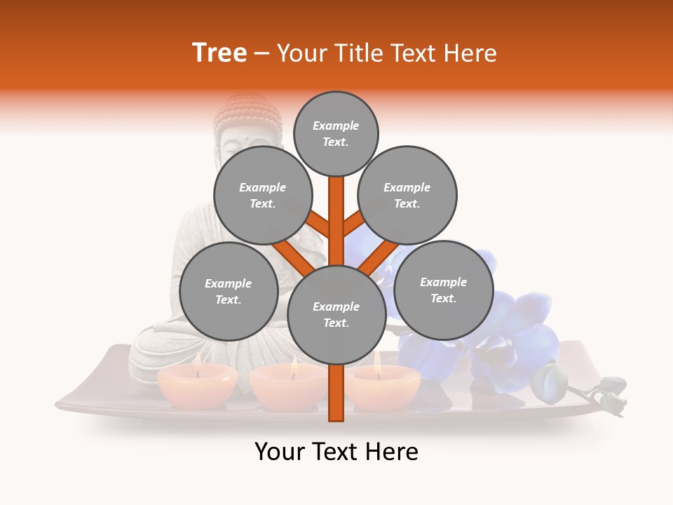 Fond Boudha Asie PowerPoint Template