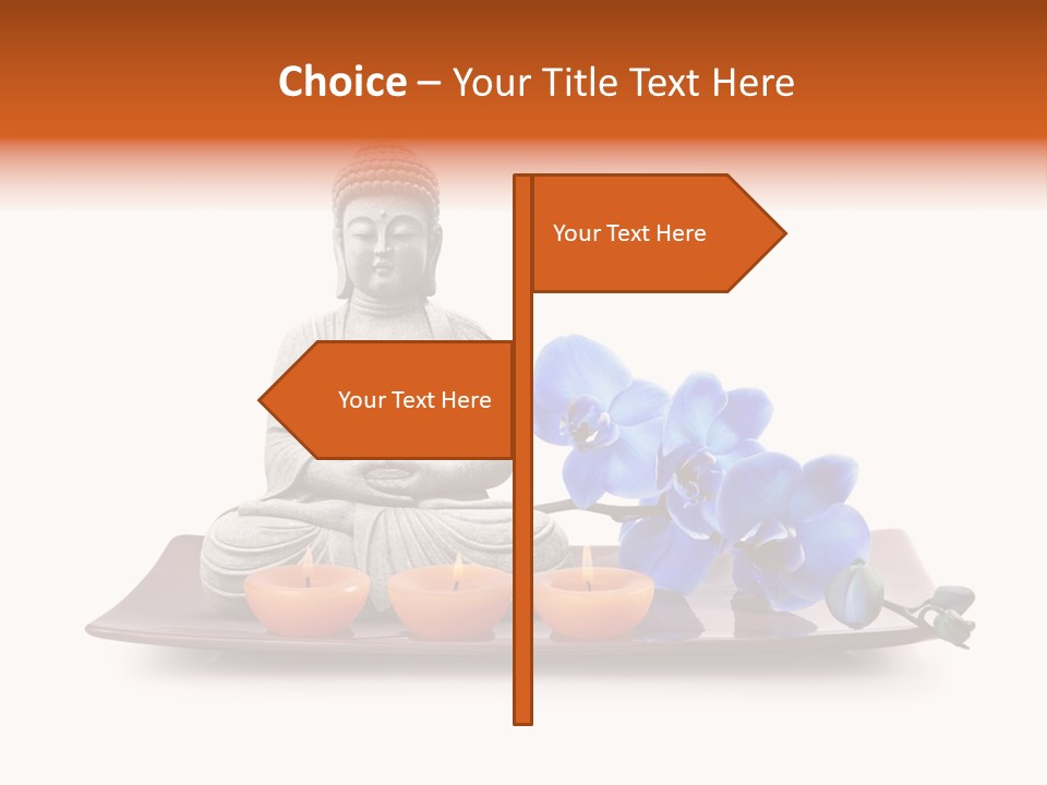 Fond Boudha Asie PowerPoint Template