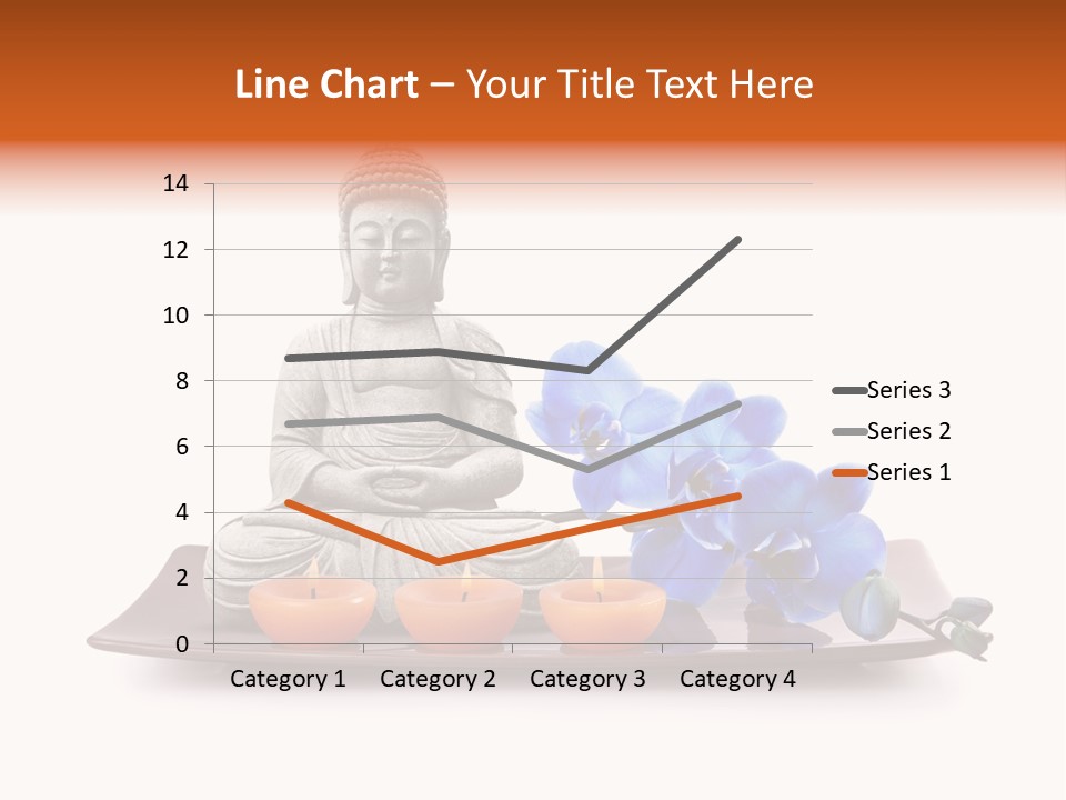 Fond Boudha Asie PowerPoint Template