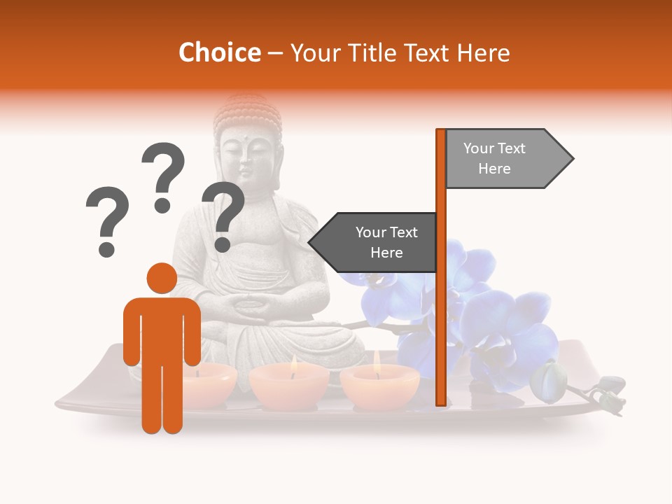 Fond Boudha Asie PowerPoint Template
