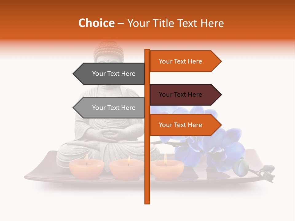 Fond Boudha Asie PowerPoint Template