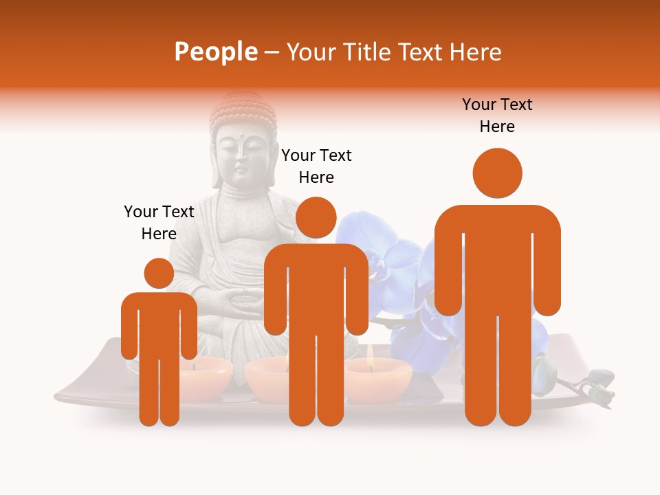 Fond Boudha Asie PowerPoint Template
