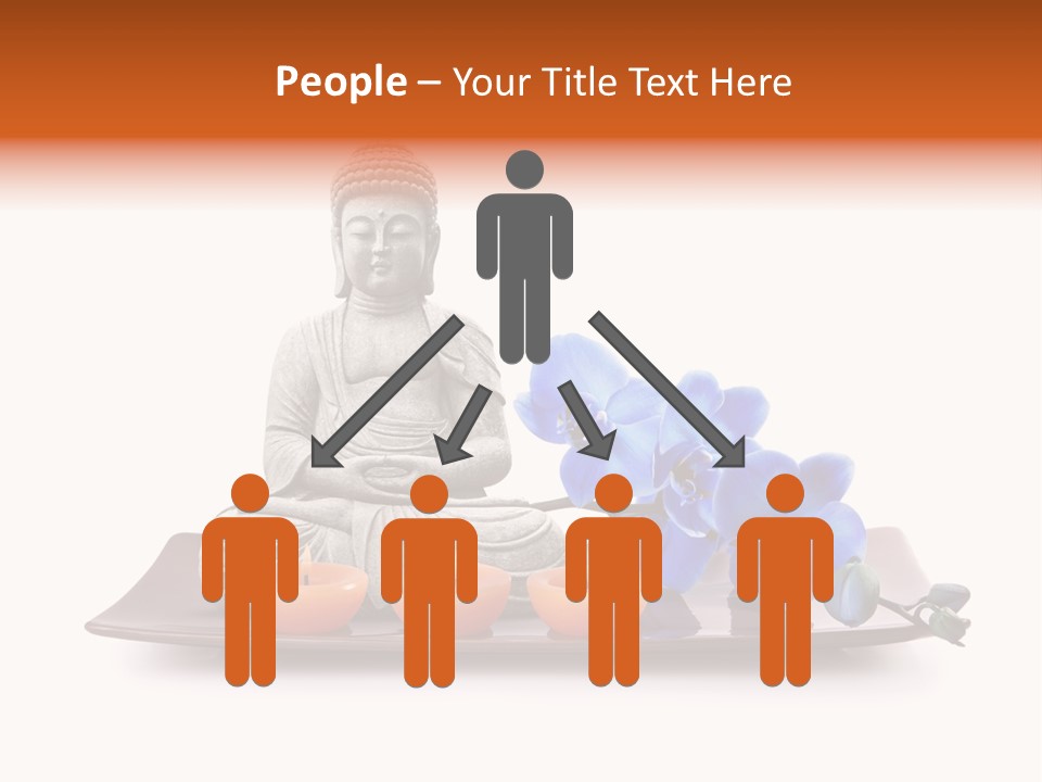 Fond Boudha Asie PowerPoint Template