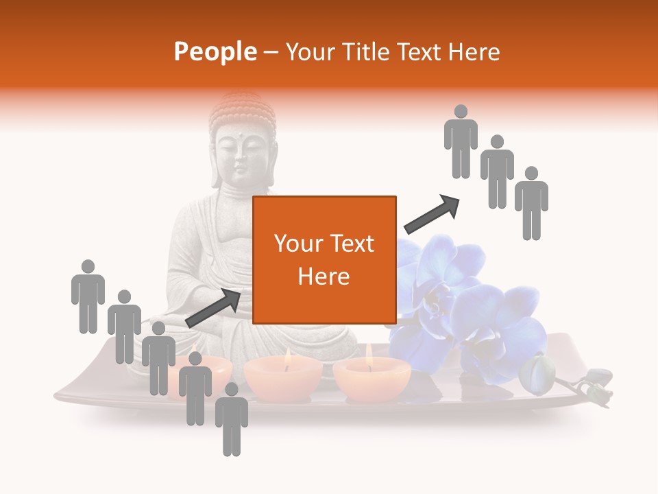 Fond Boudha Asie PowerPoint Template