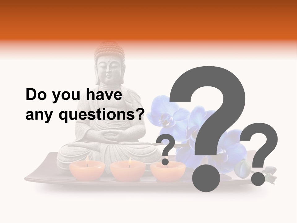 Fond Boudha Asie PowerPoint Template