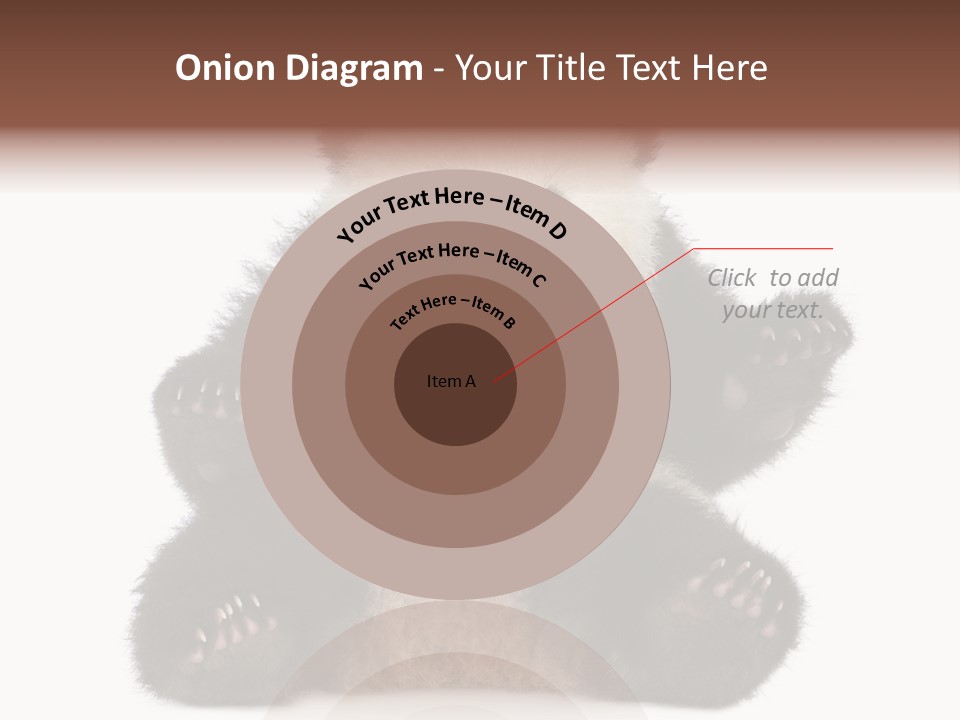 Cuddly China Ursidae PowerPoint Template
