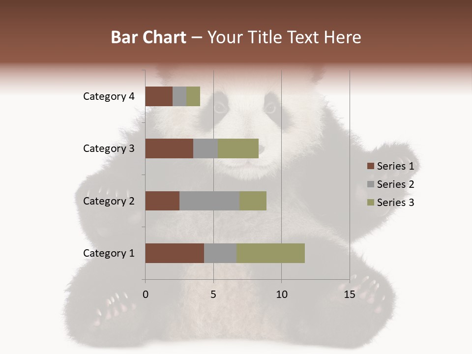 Cuddly China Ursidae PowerPoint Template