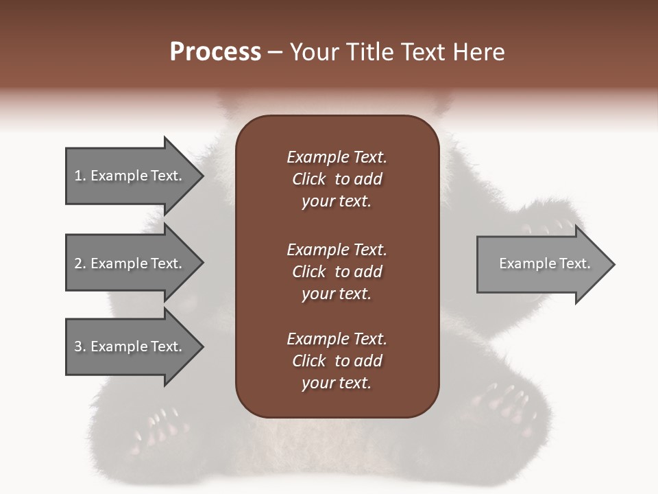 Cuddly China Ursidae PowerPoint Template