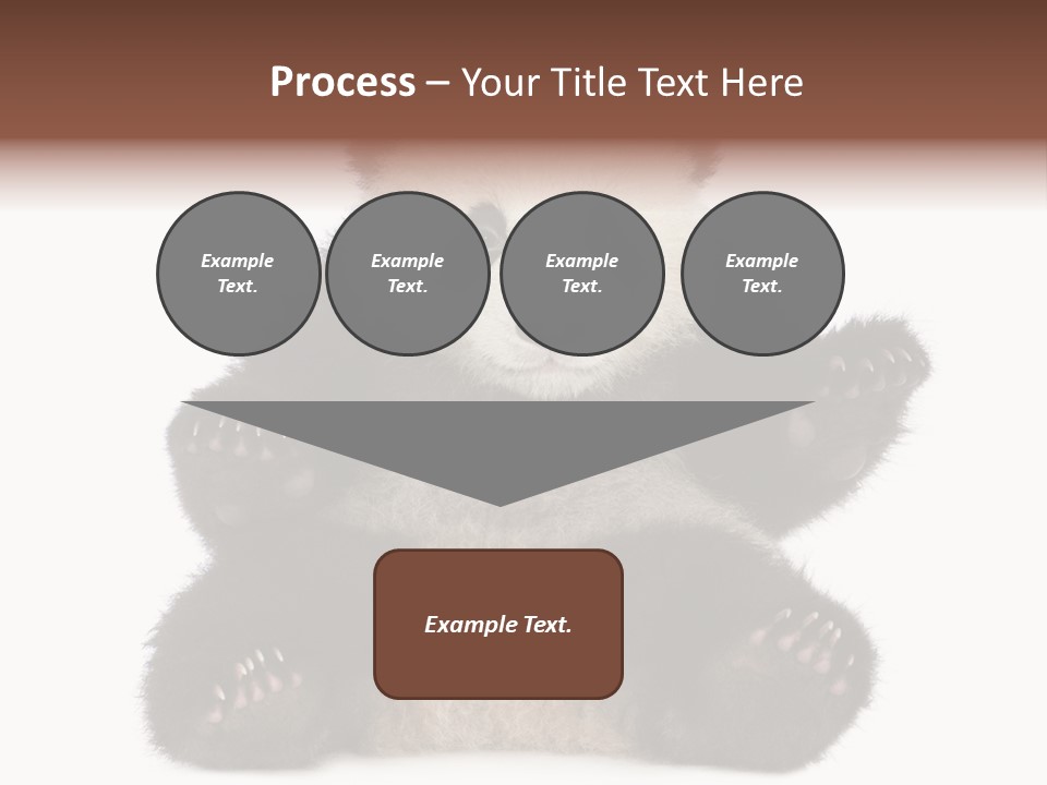 Cuddly China Ursidae PowerPoint Template