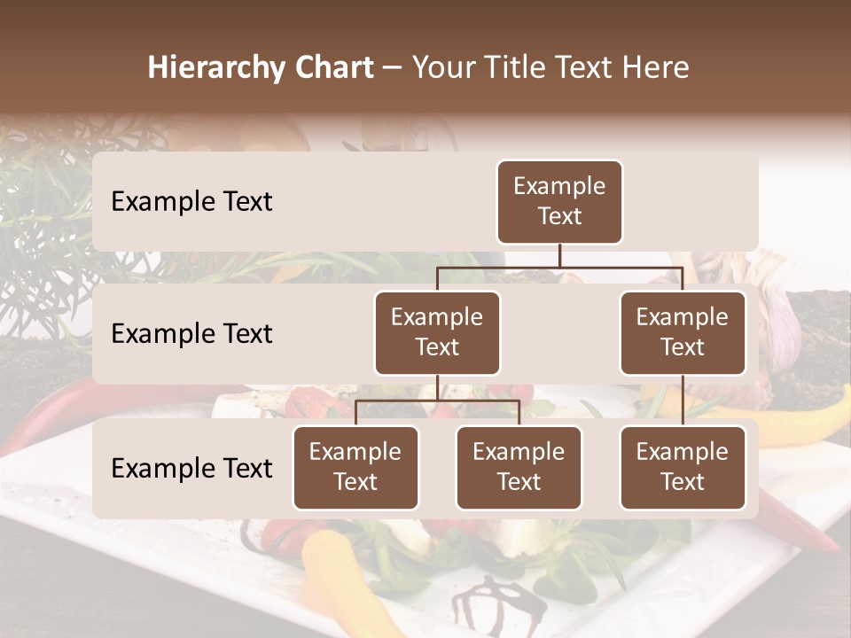 Vegetarisch Gartenfest Basilikum PowerPoint Template