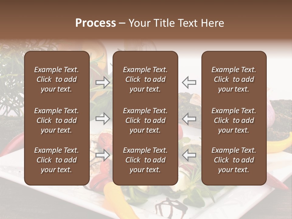 Vegetarisch Gartenfest Basilikum PowerPoint Template