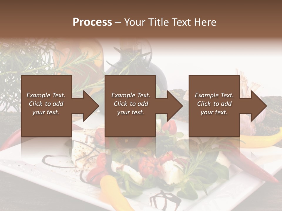 Vegetarisch Gartenfest Basilikum PowerPoint Template
