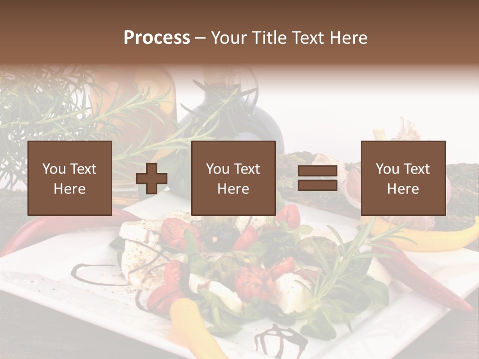 Vegetarisch Gartenfest Basilikum PowerPoint Template