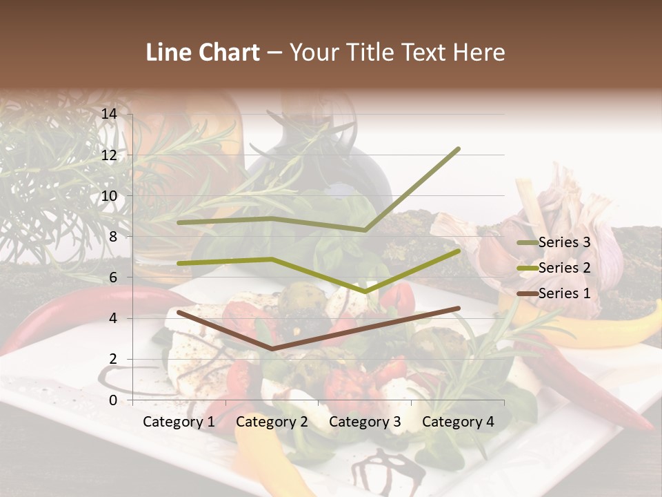 Vegetarisch Gartenfest Basilikum PowerPoint Template