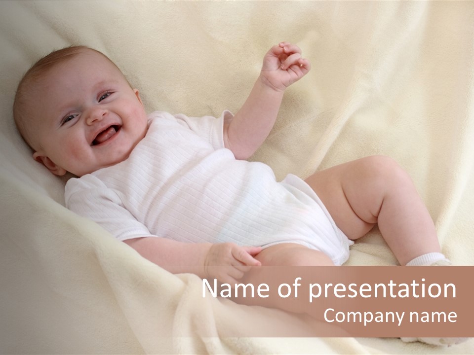 Happy Child Childhood PowerPoint Template