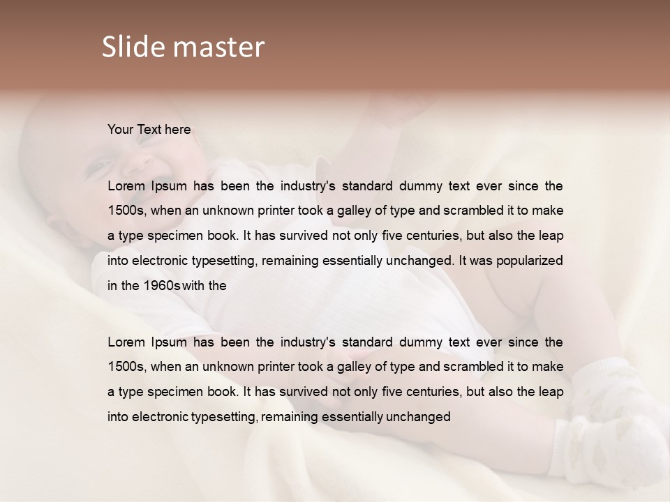 Happy Child Childhood PowerPoint Template