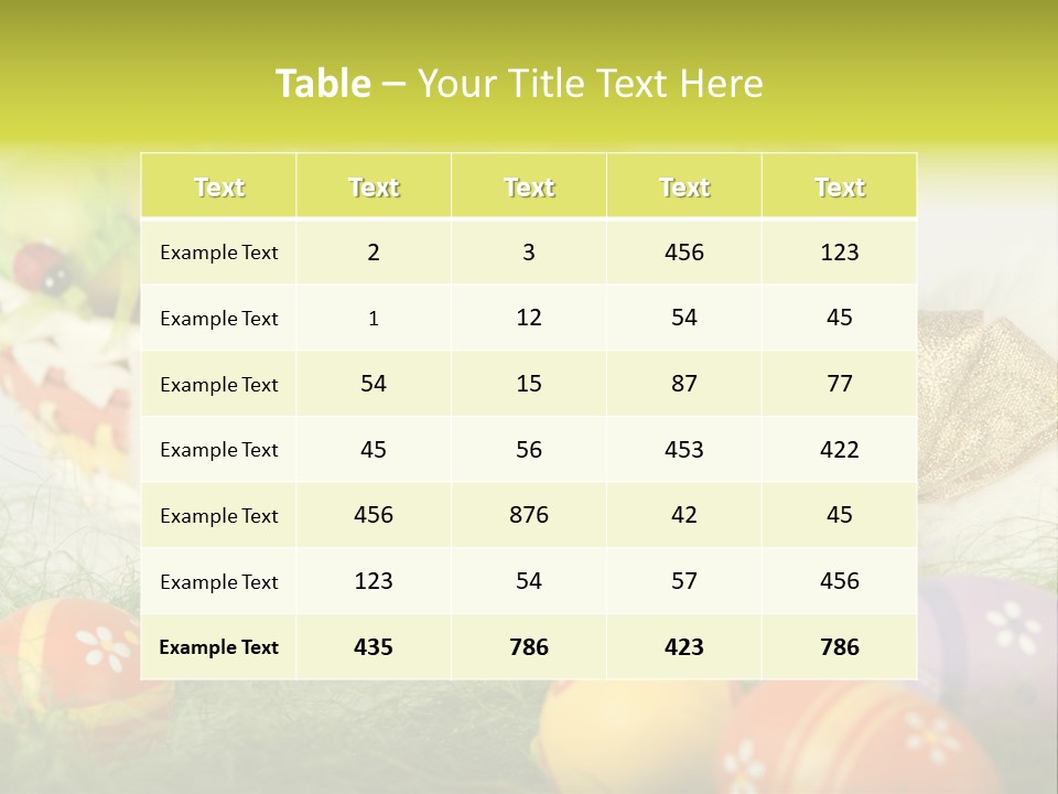 Gold Painted Traditional PowerPoint Template