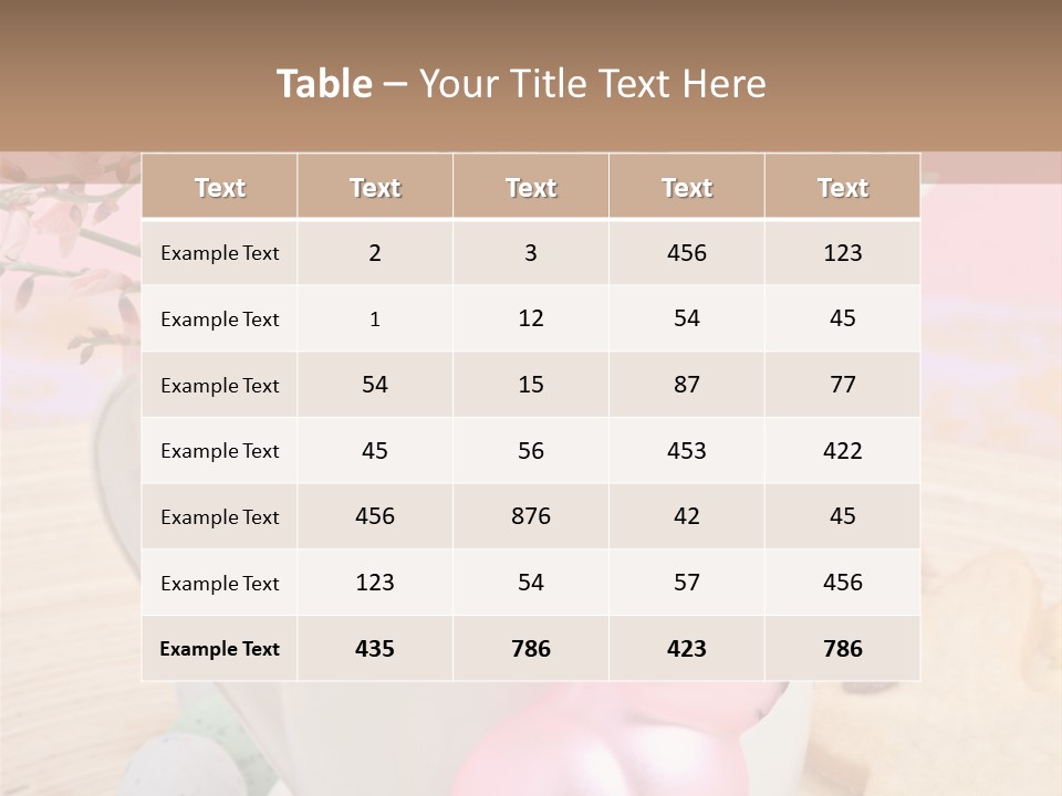 Freude Schokolade Christlich PowerPoint Template